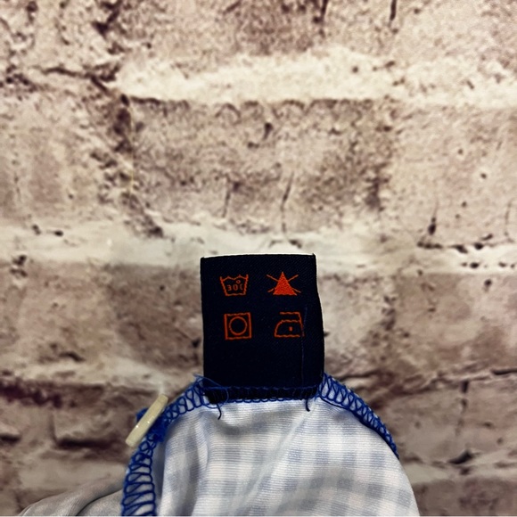 Donald Ross Sport Blue Check Short Sleeve Polo - Picture 9 of 9